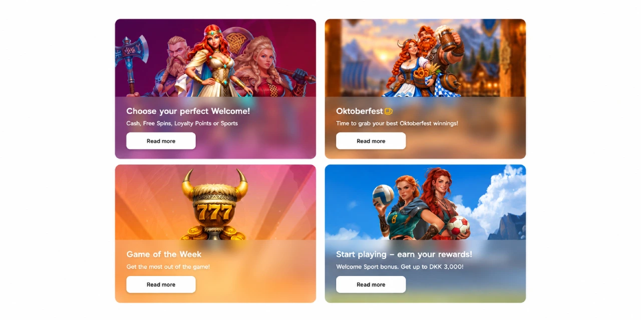 Hit'N'Spin Casino kampagner velkomstbonus oktoberfest og sportsbonus Danmark
